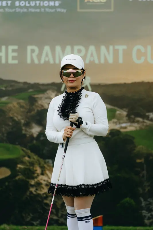 On the tee at The Bluffs